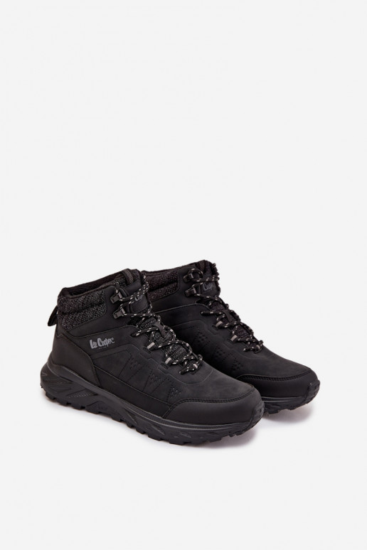 turistické boty  zateplené Lee Cooper LCJ-25-01-3723M Černé turistické boty  zateplené Lee Cooper LCJ-25-01-3723M Černé