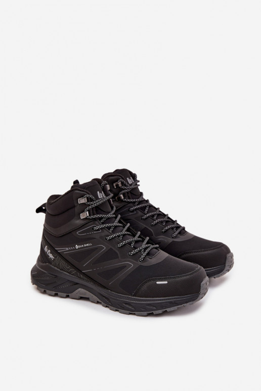 turistické boty  zateplené Lee Cooper LCJ-25-01-3710 Černé turistické boty  zateplené Lee Cooper LCJ-25-01-3710 Černé