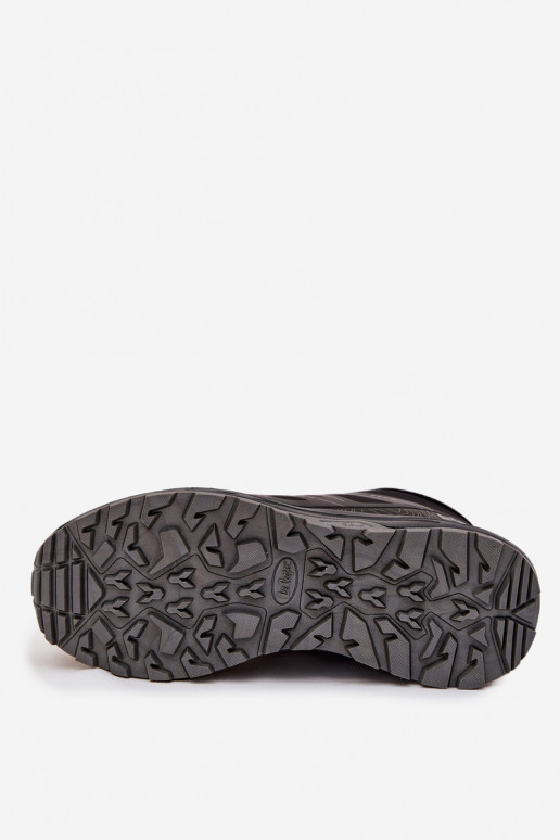 turistické boty  zateplené Lee Cooper LCJ-25-01-3710 Černé turistické boty  zateplené Lee Cooper LCJ-25-01-3710 Černé