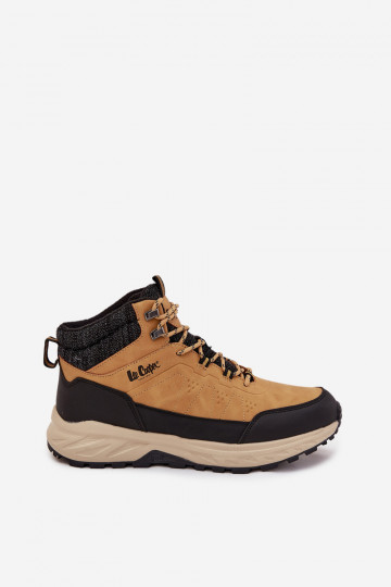 turistické boty  zateplené Lee Cooper LCJ-25-01-3724M Camel 2