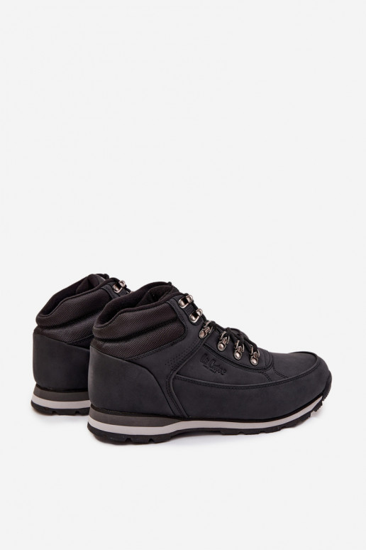 turistické boty  zateplené Lee Cooper LCJ-25-03-3844M Černé turistické boty  zateplené Lee Cooper LCJ-25-03-3844M Černé