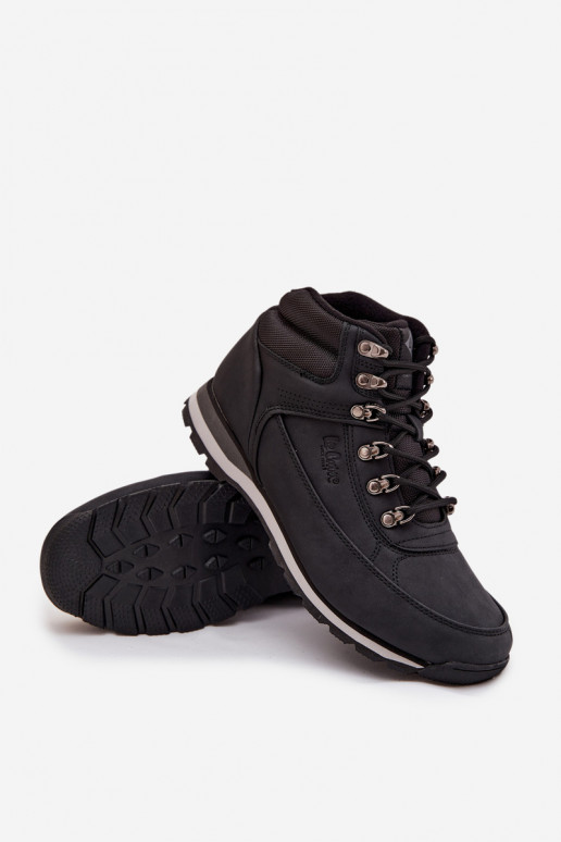 turistické boty  zateplené Lee Cooper LCJ-25-03-3844M Černé turistické boty  zateplené Lee Cooper LCJ-25-03-3844M Černé