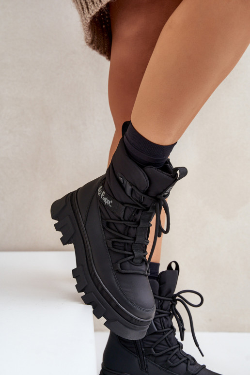 Sněhule   Lee Cooper LCJ-24-47-3144 Černé Sněhule   Lee Cooper LCJ-24-47-3144 Černé