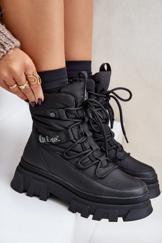 Sněhule   Lee Cooper LCJ-24-47-3144 Černé Sněhule   Lee Cooper LCJ-24-47-3144 Černé