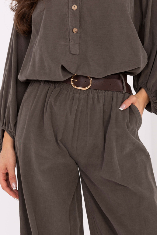 Tmavě khaki kalhoty IT