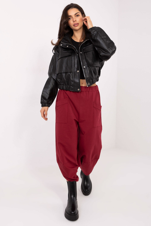 Sportovní kalhoty bordó