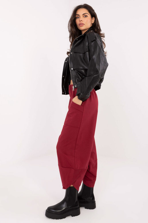 Sportovní kalhoty bordó