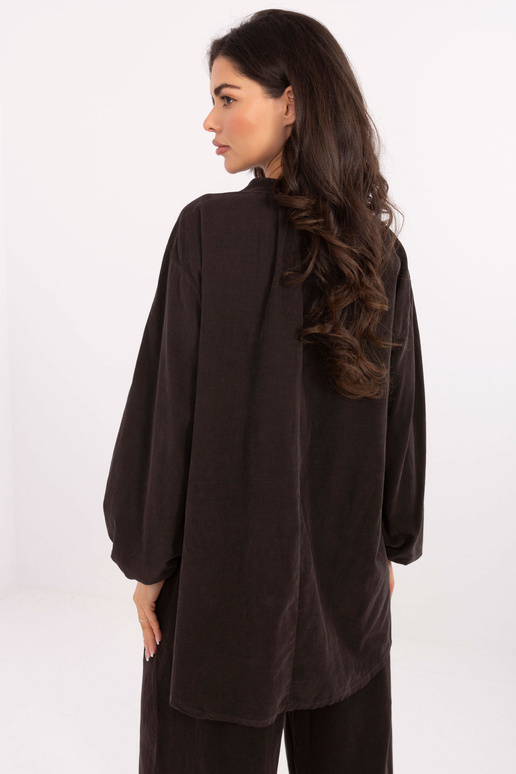 Košile tmavě hnědá Košile tmavě hnědá