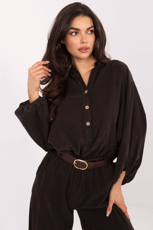 Košile tmavě hnědá Košile tmavě hnědá