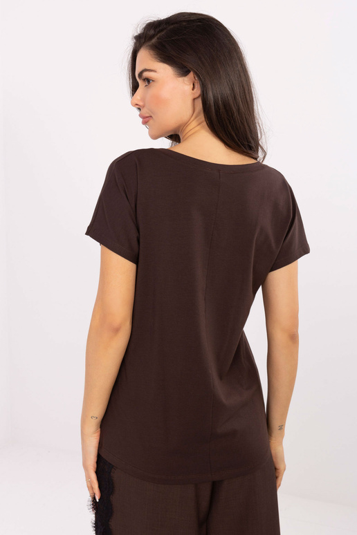 Tričko tmavě hnědé