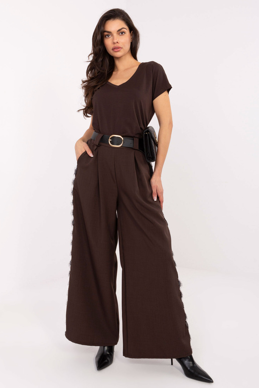 Tričko tmavě hnědé