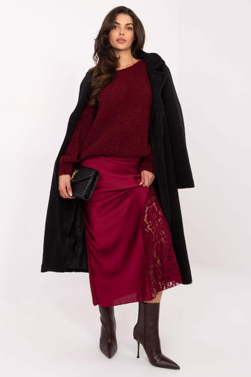 Sukně tmavě červená 2