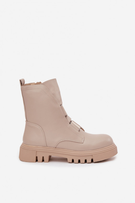 zateplené boty    Eko  slonová kost Mailyra zateplené boty    Eko  slonová kost Mailyra