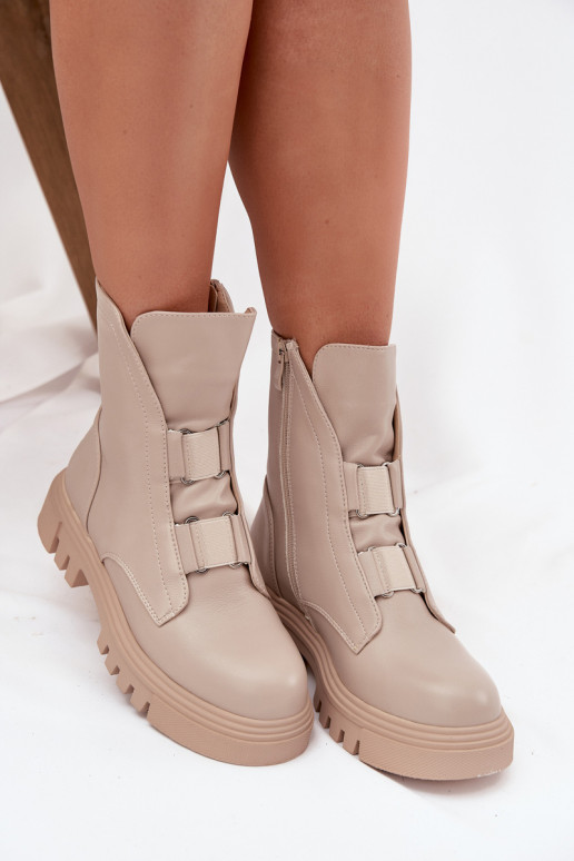 zateplené boty    Eko  slonová kost Mailyra zateplené boty    Eko  slonová kost Mailyra