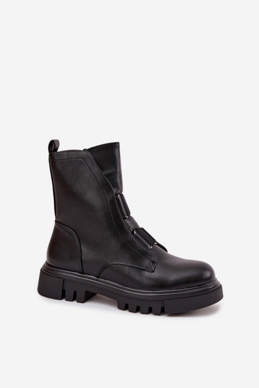 zateplené boty    Eko  Černé Mailyra zateplené boty    Eko  Černé Mailyra