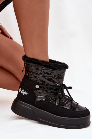 Sněhule  s platformou Lee Cooper LCJ-25-03-3814 Černé