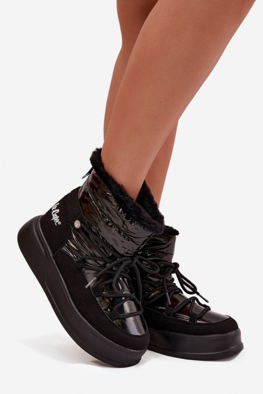 Sněhule  s platformou Lee Cooper LCJ-25-03-3814 Černé Sněhule  s platformou Lee Cooper LCJ-25-03-3814 Černé