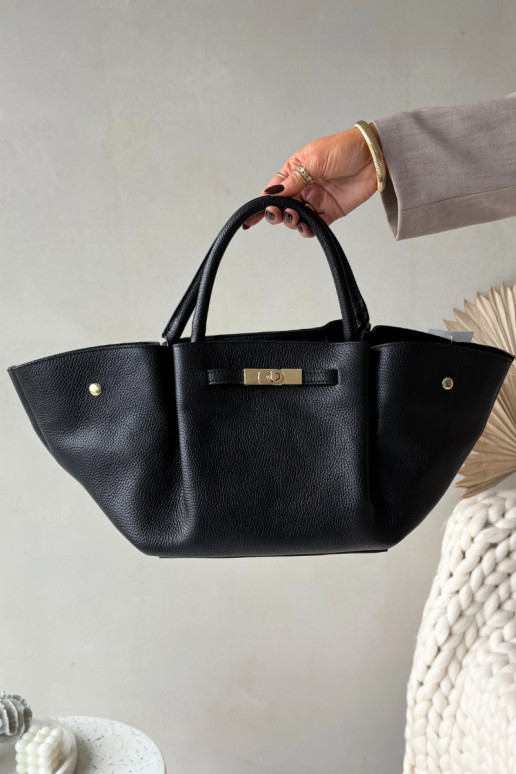 Kabelka Z Naturalnej Skóry černá Fiorenza Kabelka Z Naturalnej Skóry černá Fiorenza