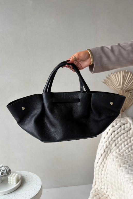 Kabelka Z Naturalnej Skóry černá Fiorenza Kabelka Z Naturalnej Skóry černá Fiorenza