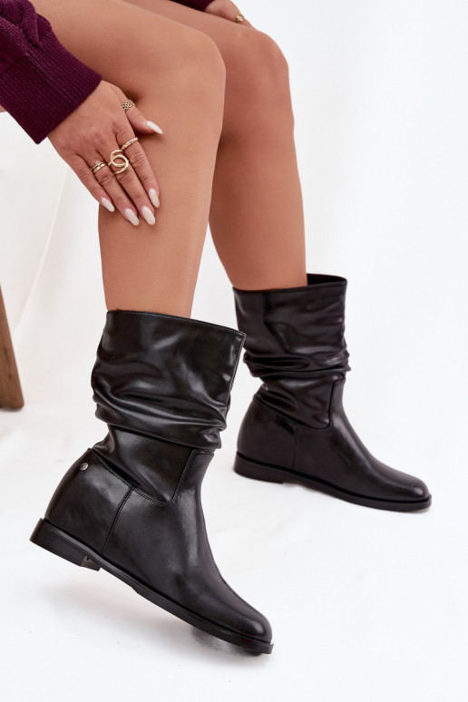 Dřeváky   zateplené  K7211-01 Černé Dřeváky   zateplené  K7211-01 Černé