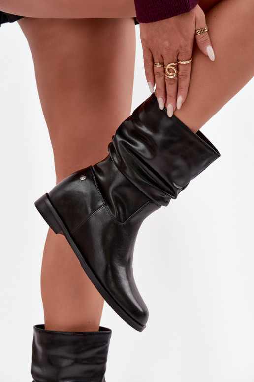 Dřeváky   zateplené  K7211-01 Černé Dřeváky   zateplené  K7211-01 Černé