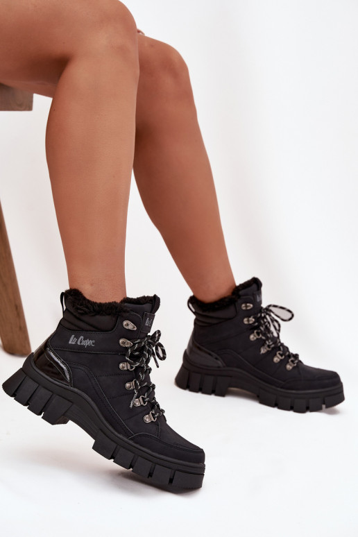 zateplené boty  Lee Cooper LCJ-25-31-3911 Černé zateplené boty  Lee Cooper LCJ-25-31-3911 Černé