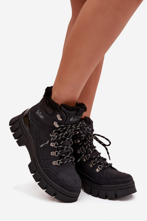 zateplené boty  Lee Cooper LCJ-25-31-3911 Černé zateplené boty  Lee Cooper LCJ-25-31-3911 Černé