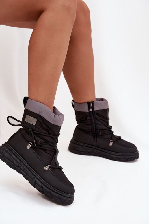 Sněhule   Lee Cooper LCJ-25-44-3930 Černé Sněhule   Lee Cooper LCJ-25-44-3930 Černé