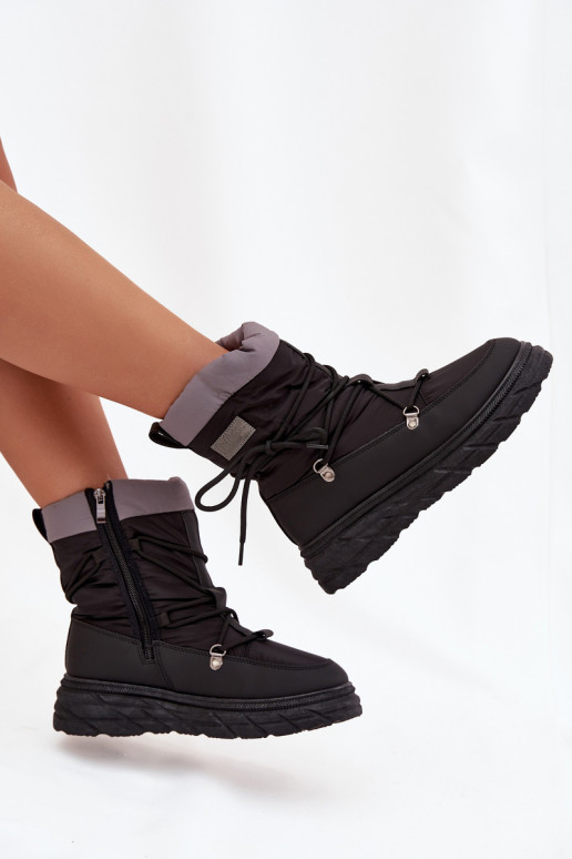 Sněhule   Lee Cooper LCJ-25-44-3930 Černé Sněhule   Lee Cooper LCJ-25-44-3930 Černé