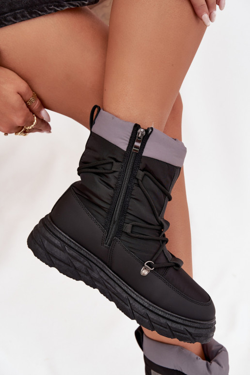 Sněhule   Lee Cooper LCJ-25-44-3930 Černé Sněhule   Lee Cooper LCJ-25-44-3930 Černé