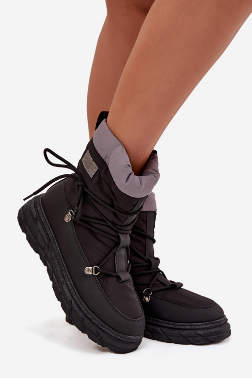 Sněhule   Lee Cooper LCJ-25-44-3930 Černé Sněhule   Lee Cooper LCJ-25-44-3930 Černé