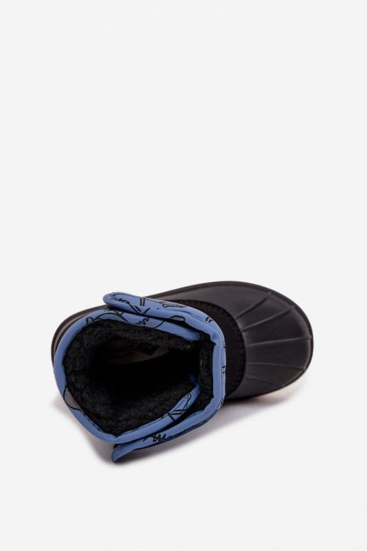 Sněhule Dětské se samolepicími uzávěry Lee Cooper LCJ-25-10-3774 modrá Sněhule Dětské se samolepicími uzávěry Lee Cooper LCJ-25-10-3774 modrá