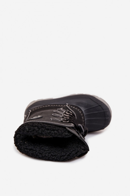 Sněhule Dětské pro chlapce Lee Cooper LCJ-25-44-3943K Černé Sněhule Dětské pro chlapce Lee Cooper LCJ-25-44-3943K Černé