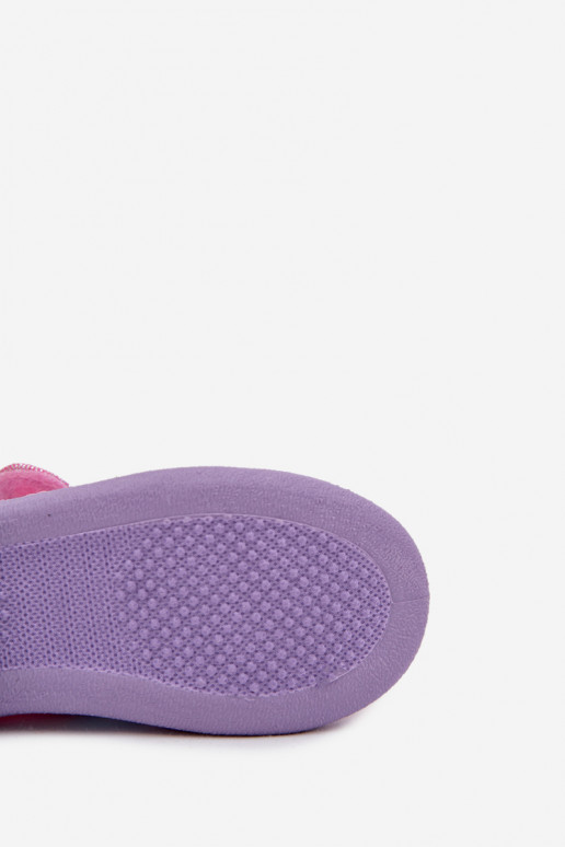 baleríny Pantofle Dla Dziewczynek se samolepicími uzávěry UNICORN růžová Silviera baleríny Pantofle Dla Dziewczynek se samolepicími uzávěry UNICORN růžová Silviera