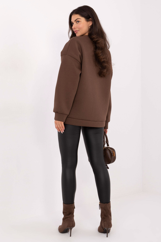 Mikina hnědé barvy