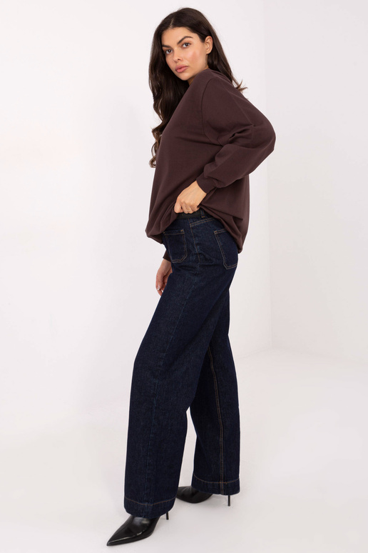 Tmavě hnědá bunda