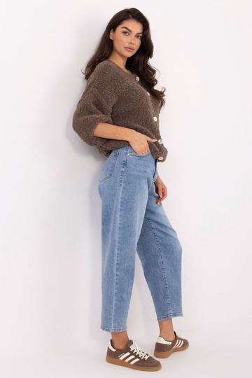 Svetr tmavě pískové barvy