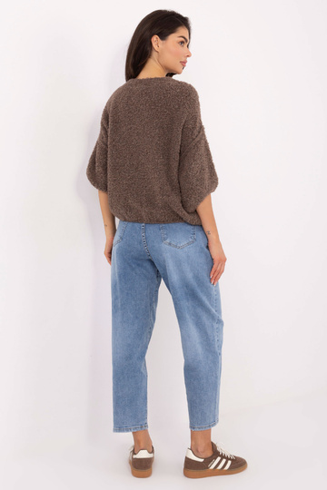 Svetr tmavě pískové barvy 2