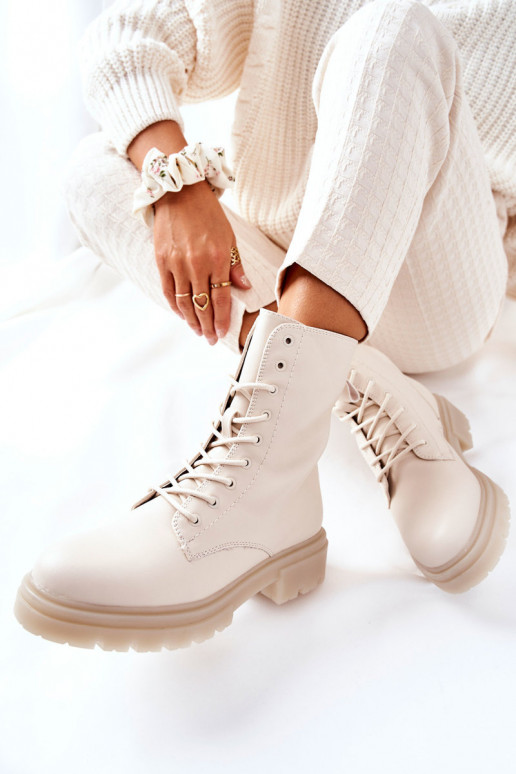  boty  béžové Rozelle