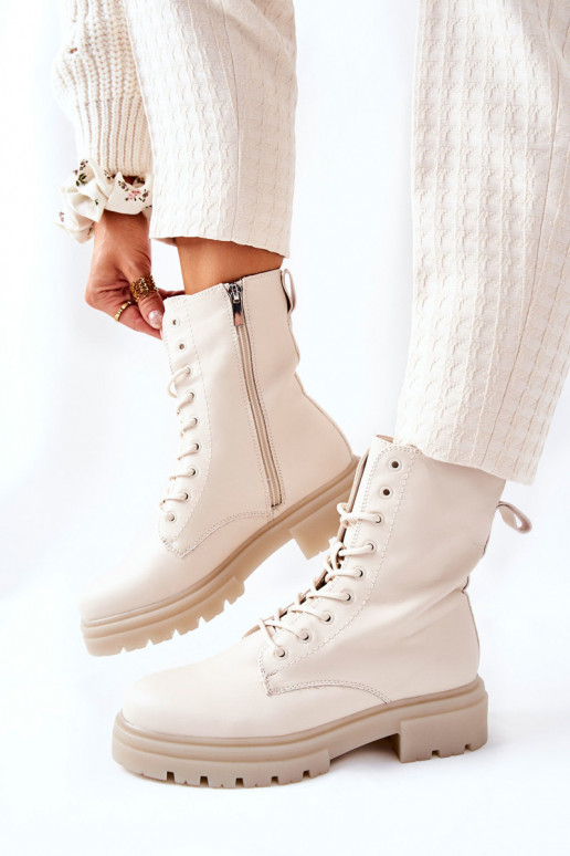  boty  béžové Rozelle