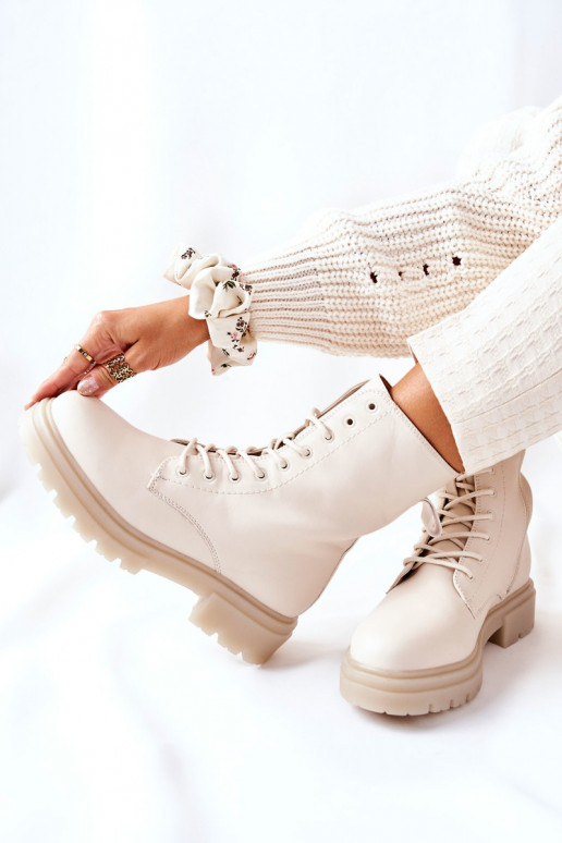  boty  béžové Rozelle