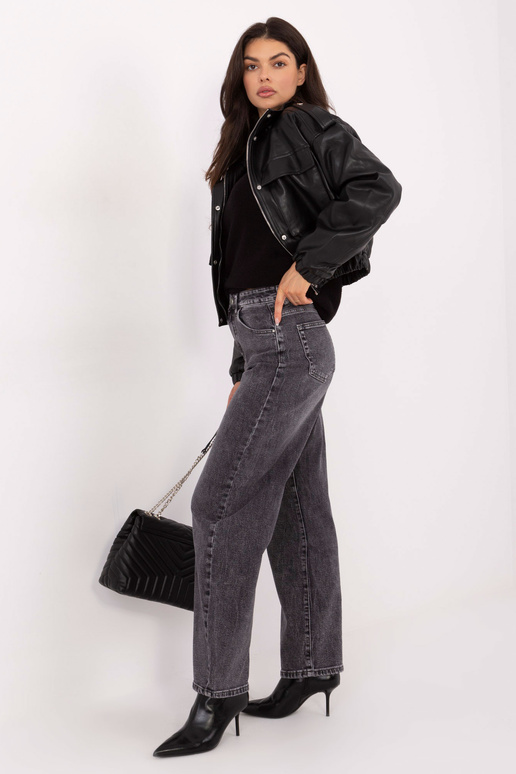 Tmavě šedé džíny