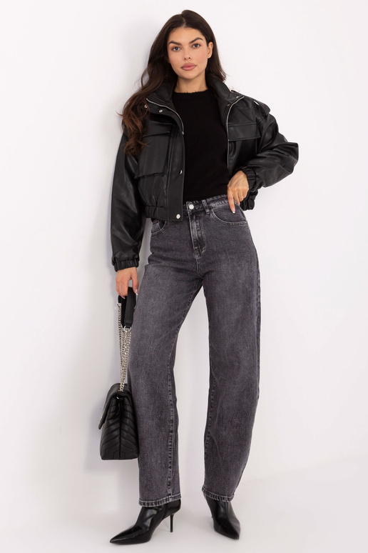 Tmavě šedé džíny