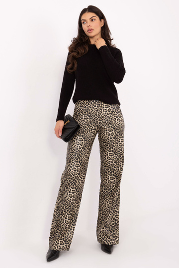 Kalhoty LK SP černo-béžové