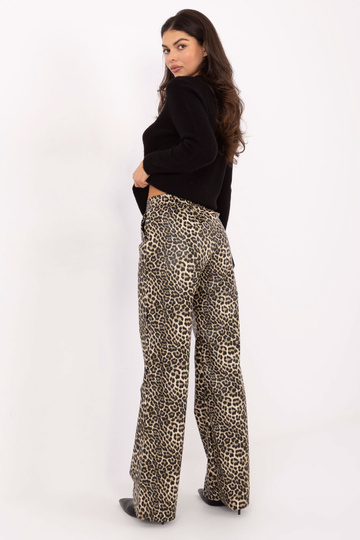 Kalhoty LK SP černo-béžové 2