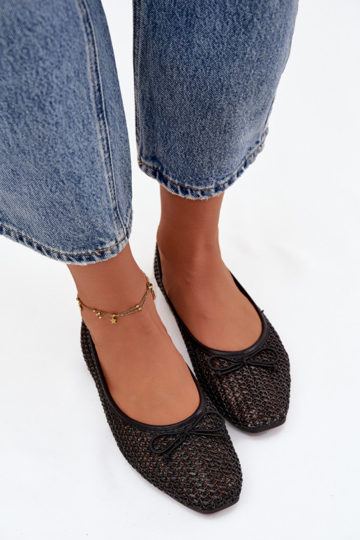 baleríny  I Kokardką Černé Belirra