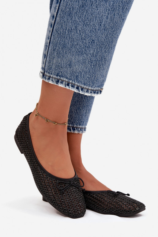 baleríny  I Kokardką Černé Belirra