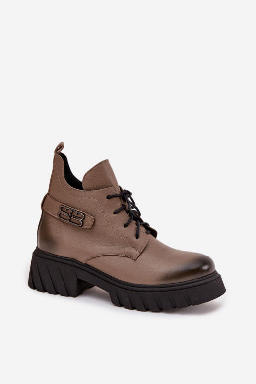 Zazoo 60483  Vysoké jezdecké boty zateplené béžové