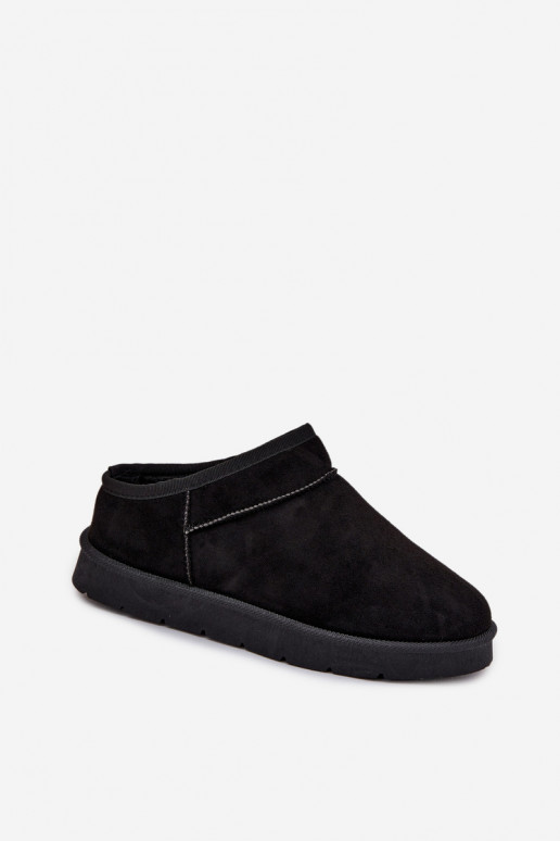 Sněhule  zateplené s kožešinou uvnitř Černé Serenne