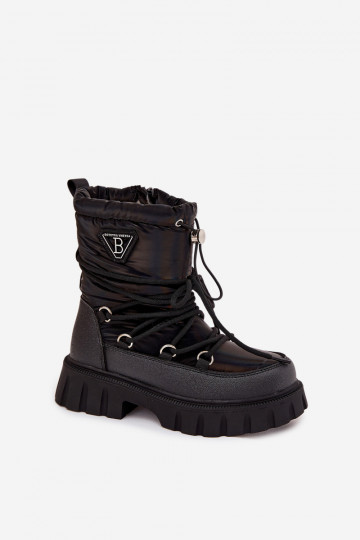 Dětské boty do sněhu Černé Adelisse